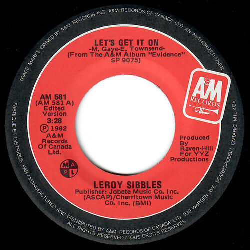 Lets Get It On b/w Love Me With All