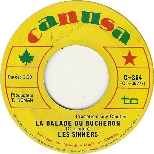 La Balade du Bûcheron b/w Les Hippies du Quartier