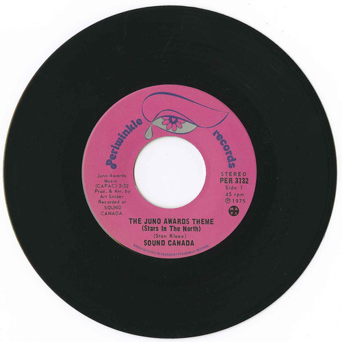 The Juno Awards Theme (Stars in the North) (Stan Klees) b/w Yearning (Irving Dobbs)