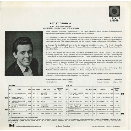 With the Hames Sisters: Orchestra Conducted by Bob McMullin