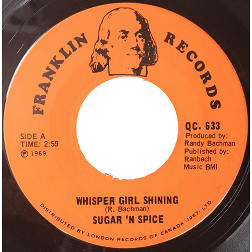 Whisper Girl Shining b/w Judith and The Windswept