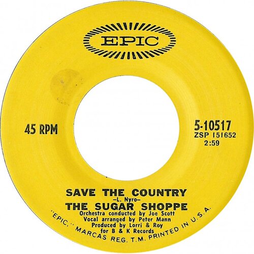 Save the Country b/w Easy to be Hard