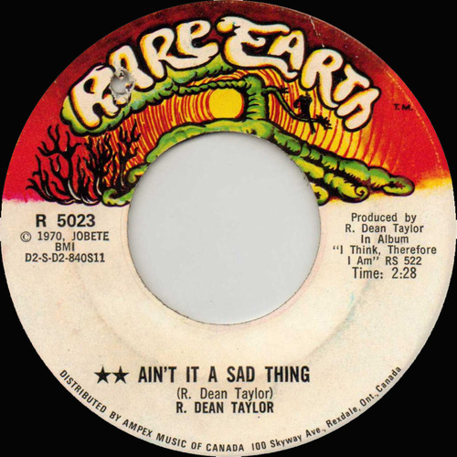 Ain't it a Sad Thing b/w Back Street