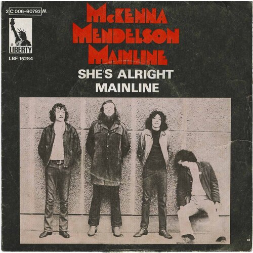 She's Alright b/w Mainline (picture sleeve)