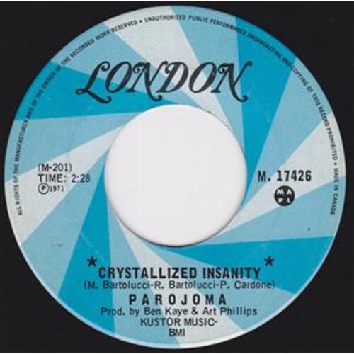 Crystallized Insanity b/w And On The Seventh Day, Destruction Was Created