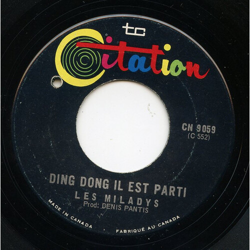 	Ding Dong Il Est Parti b/w Guantanamera