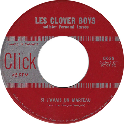 Si J'avais Un Marteau b/w Twistin The Boogie