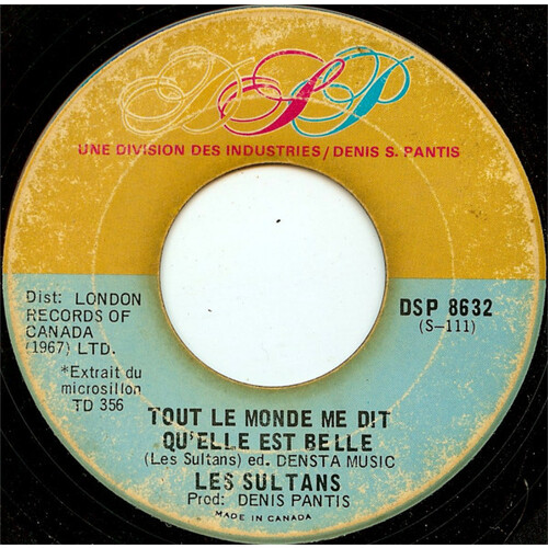 Tout Le Monde Me Dit Qu'elle Est Belle b/w C'est Promis