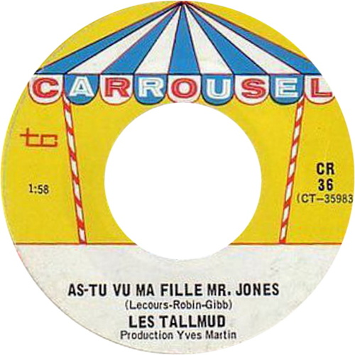 As-Tu Vu Ma Fille Mr. Jones b/w Nous Sommes Des Rêveurs