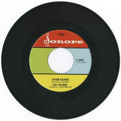 Avoir Raison b/w Un Autre Ami