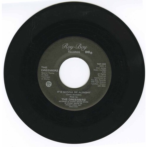 Its Gonna be Alright b/w Hangin' Around