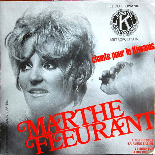 Le bonheur/ La Bolduc b/w A ton retour/ La ruine babine (picture sleeve)