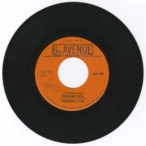 Don't Stop Loving Me Now! b/w I'll Follow You Sunshine Girl