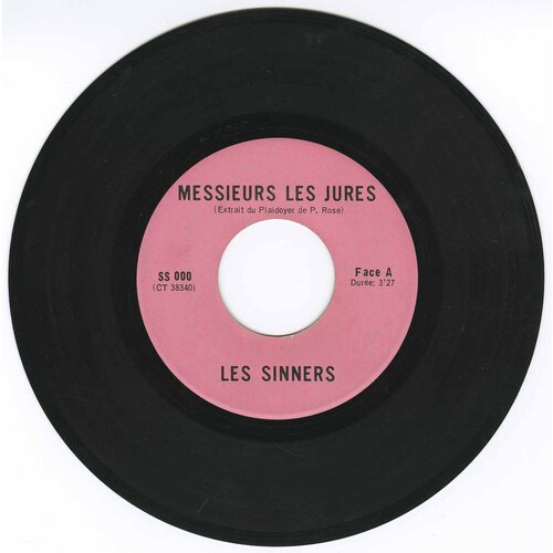 Messieurs les jures (extrait du plaidoyer de Paul Rose) b/w Tranquillement