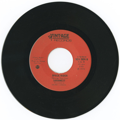 Space Rider b/w Saturday (Hot & Heavy)