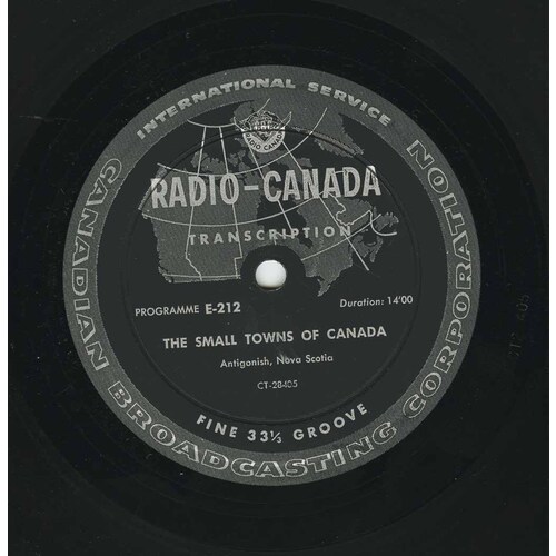 Antigonish, Nova Scotia - Programme E-212