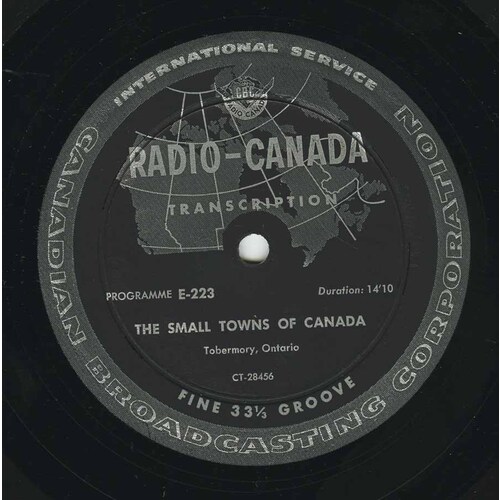 Tobermory, Ontario - Programme E-223