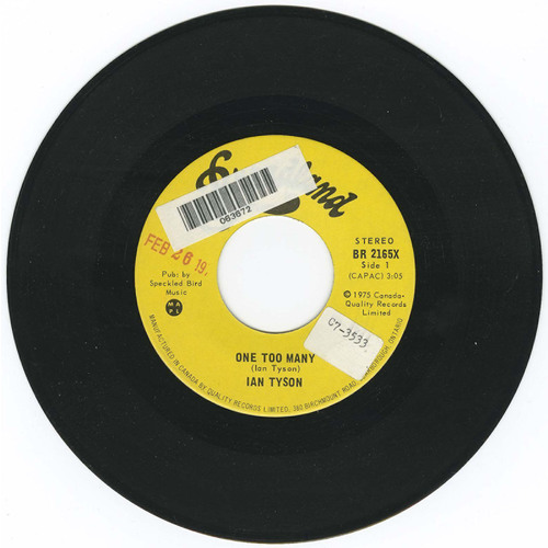 One Too Many b/w Faded Blue