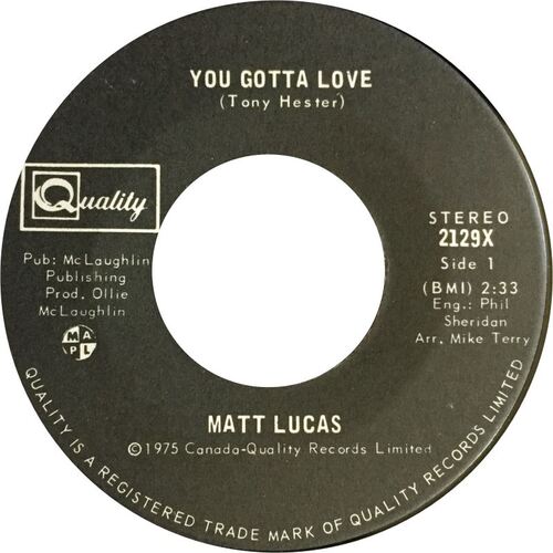 You Gotta Love b/w I'm So Thankful