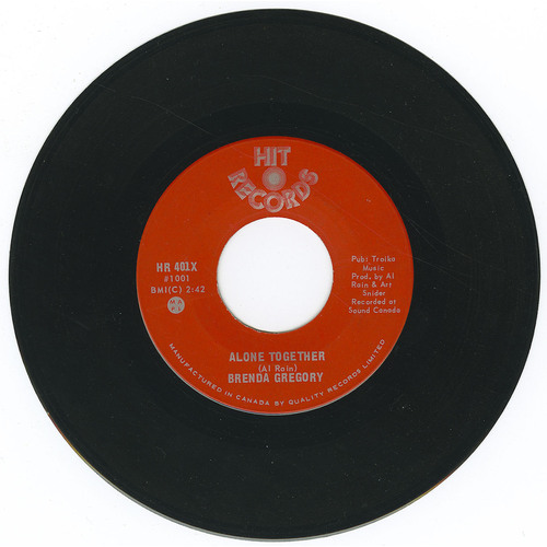 Alone Together b/w Simple Song of Freedom (red label)