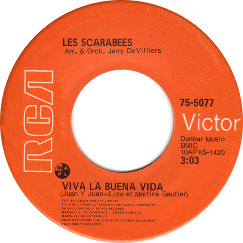 Viva la buena vida b/w Si peu de temps