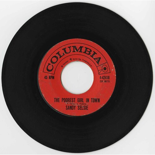 The Poorest Girl In Town b/w A Date With Loneliness