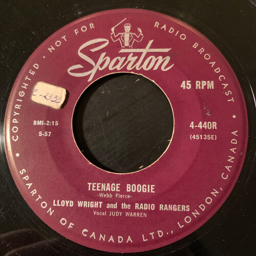 Teenage Boogie b/w Kylie's Reel