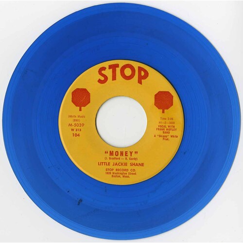 Money b/w I've Really Got The Blues (blue vinyl)