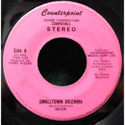 Smalltown Dilema b/w Back Alley Lovin'