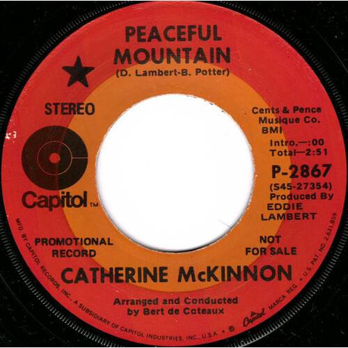 Peaceful Mountain b/w Ciao Baby (promo)