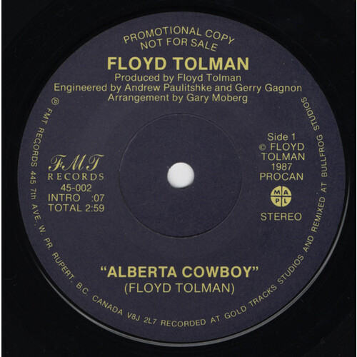 Alberta Cowboy b/w Alberta Cowboy