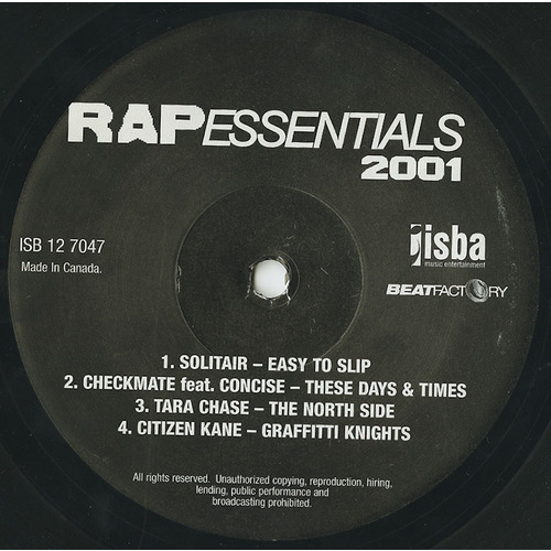 Beat Factory Rap Essentials 2001