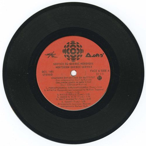 Children Songs In Inuktitut