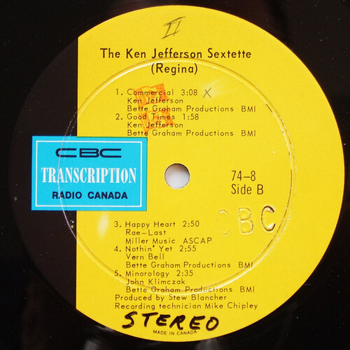 The Ken Jefferson Sextette (split with The Evening Reign)