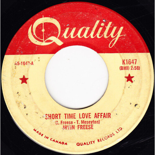 Short Time Love Affair b/w Title Jumble Song