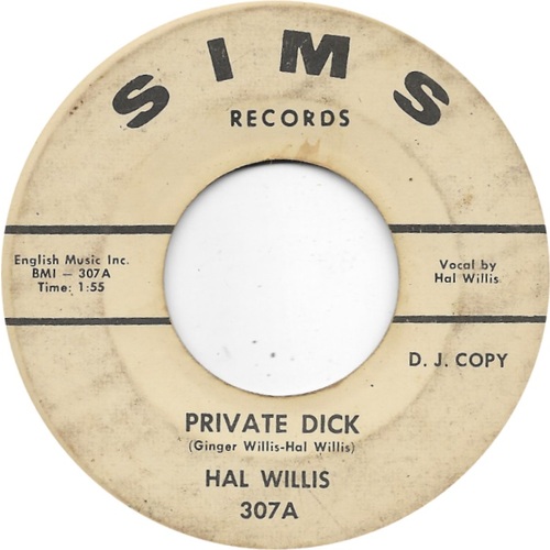 Private Dick b/w The Parson From Paint Rock