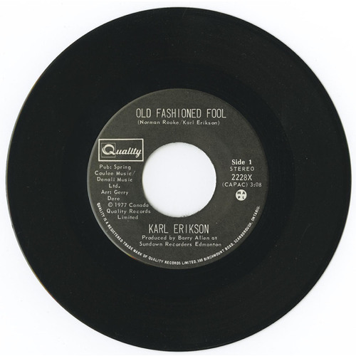 Old Fashioned Fool b/w Rodeo