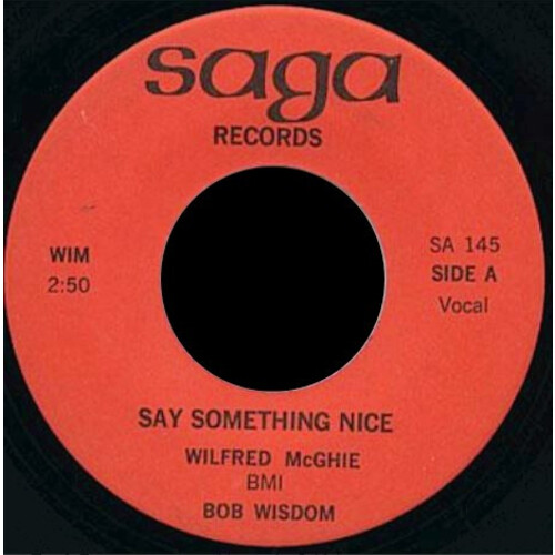 Say Something Nice b/w Say Something Nice (Instrumental)