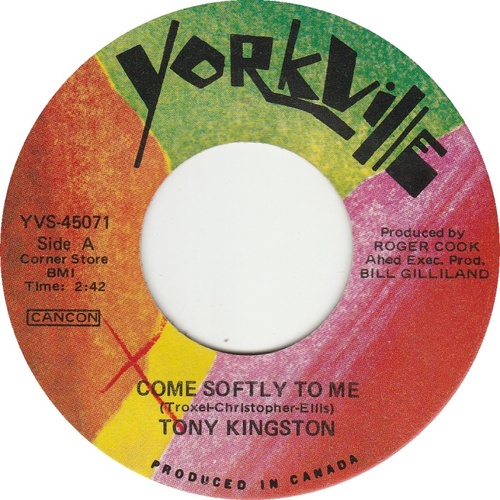 Come Softly To Me b/w Shedding Tears