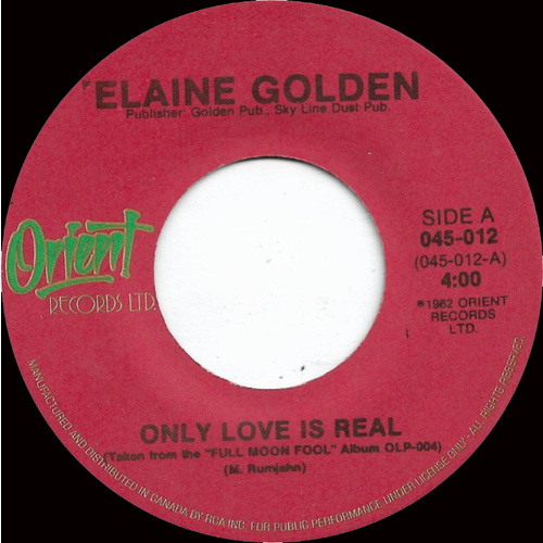 Only Love Is Real b/w My Only Man