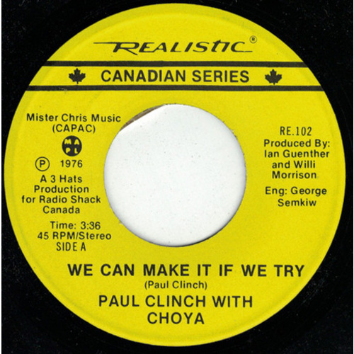 We Can Make It If We Try b/w You Can Count On Me