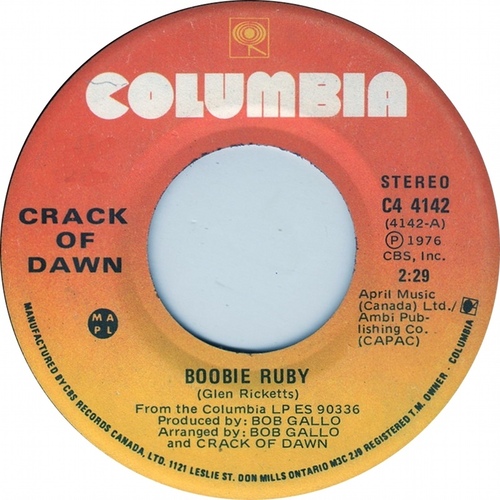 Boobie Ruby b/w Put Your Money Where Your Mouth Is