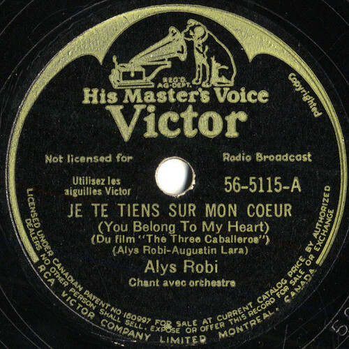 Je te tiens sur mon coeur // Bresil