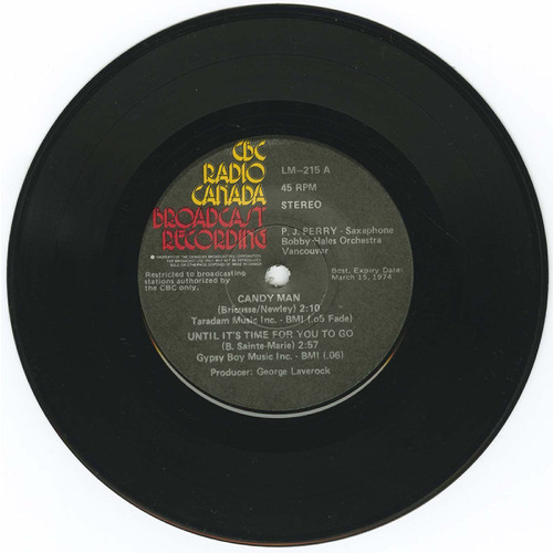 Saxophone - Bobby Hales Orchestra, Vancouver