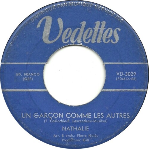 Un garçon comme les autres b/w Mon coeur t'attend