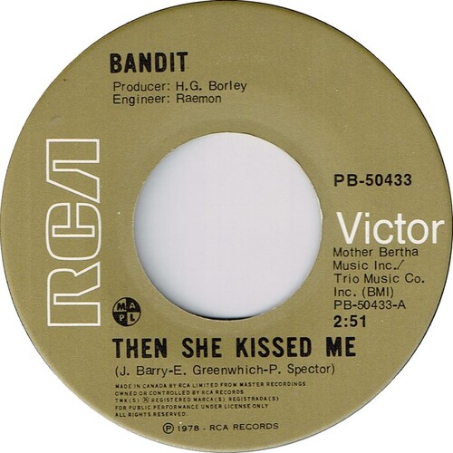 Then She Kissed Me b/w Love For You