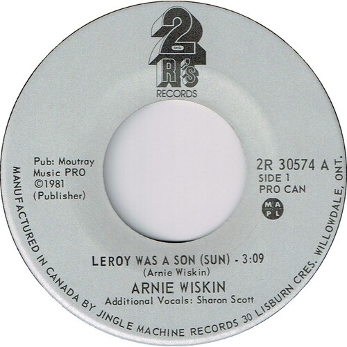 Leroy Was a Son (Sun) b/w Jump Up (And Reach for the Sun)
