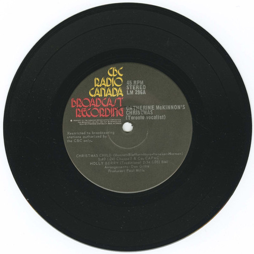 Catherine Mckinnon's Christmas (Toronto Vocalist)