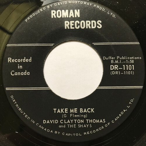 Take Me Back b/w Send Her Home