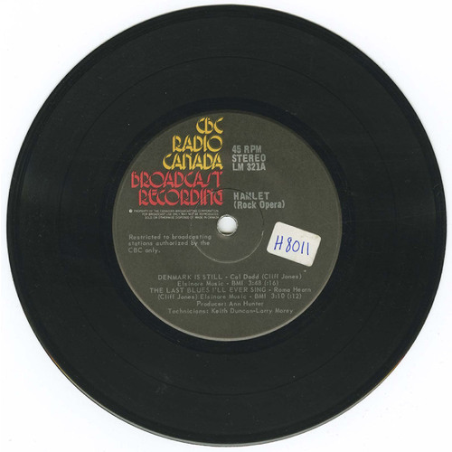 Hamlet (Rock Opera with Shelly Sommers and Roma Hearn)